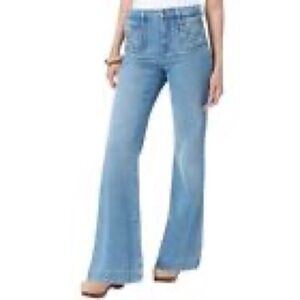 Sam Edelman NWTsize 31 lattice pocket hippie denim‎ flare jeans